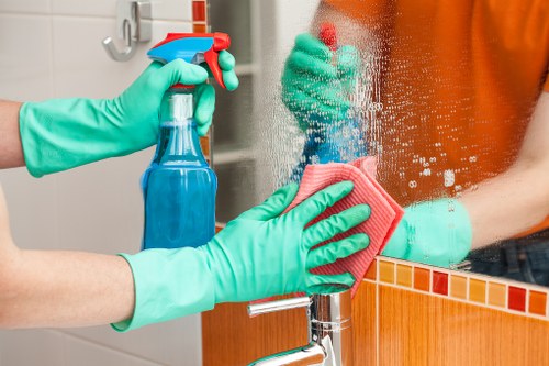 Professional carpet cleaner in SE22 refreshing a living room carpet