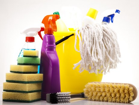 Local SE22 window cleaning service using safe equipment on a town building