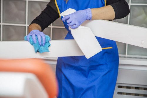Office cleaning service in SE22 maintaining a tidy workspace